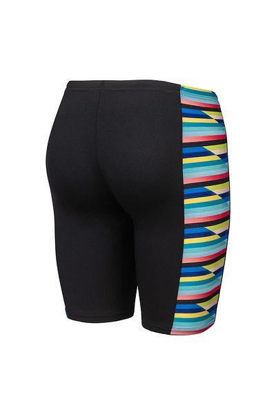 ARENA Racing Stripe Swim Jammer Kids Black Swimsuit 009012550