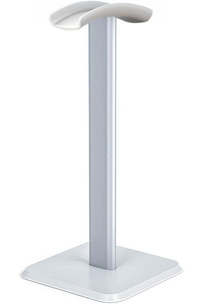erorex Universal Aluminum Headphone Holder Headset Showing Display Stand Hanger For All Headphones White