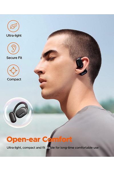 erorex O1 Open Ear Headphones Bluetooth 5.3 Wireless Earbuds With Ear Hooks Over Ear Air Conduction Tech