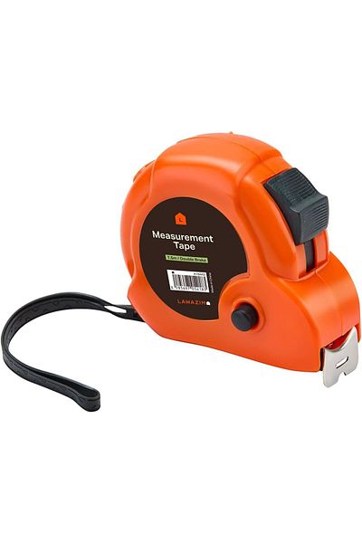 erorex Measurement Tape Double Brake 7.5M Dual Unit Feet And Meter With Thumb Lock Belt Clip Easy Grip Non