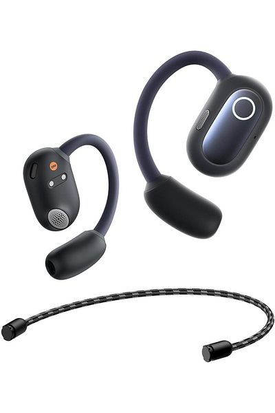 erorex سماعات أذن لاسلكية حقيقية Os Bowie Wx5 باللون الأبيض