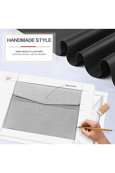 erorex Document File Folder Waterproof Thin Pu Leather A4 Folder Expanding File Organizer Portfolio