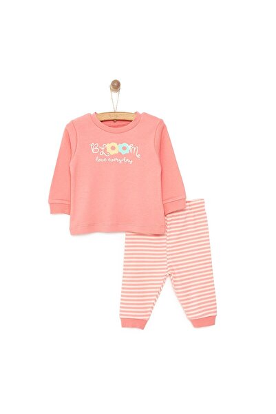 ebebek Hello Baby HelloBaby Bloom Bisiklet Yaka Pijama Takımı