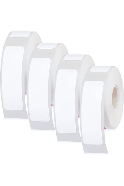 erorex 640 Pieces Label Printer Tape 12 X 40 Mm Laminated Labeling Stickers Replacement Compatible With