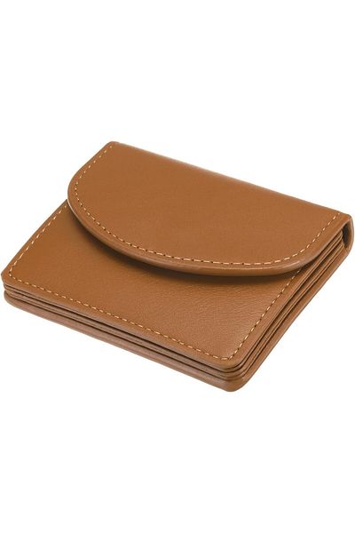 erorex Pu Leather Business Card Case Business Name Card Holder Wallet With Magnetic Shut Pocket Holder For