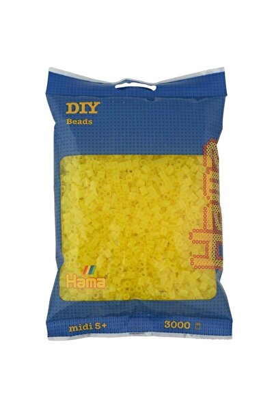 Hama Midi Bead 3000 - Прозрачно жълто