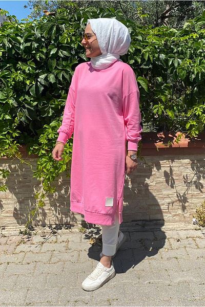 Moda Rosa 24k36450 - Pink - Soul Puane Long Sweat