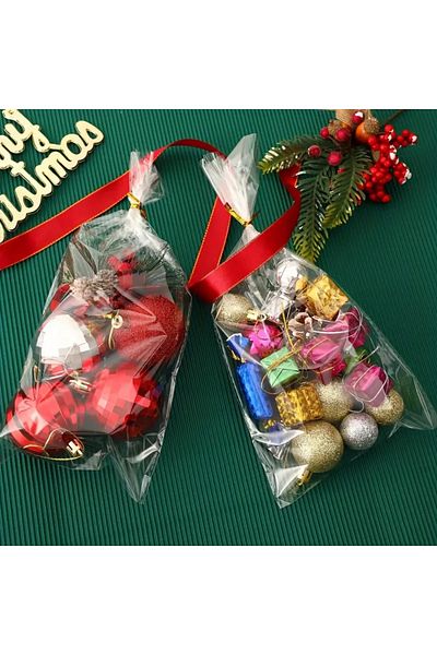 MG HOME 100 Pieces 10x20 Plain No Tape Transparent Gelatin Cookie Accessory Bag Packaging - Design