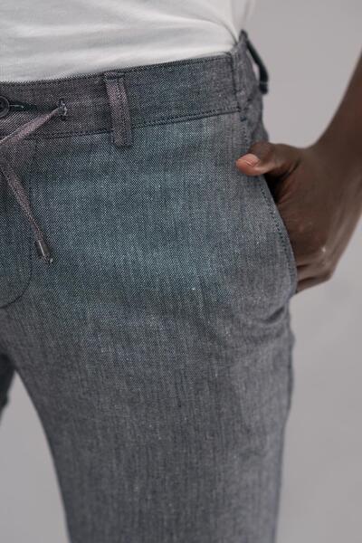 NOTRA Сліп-штани з еластичним поясом і нитками, з бавовни, облягаючого крою