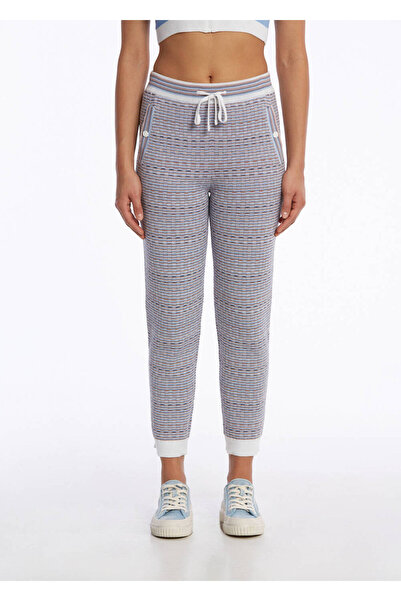 Knitss Органічний бавовняний синій трикотажний спортивний штани