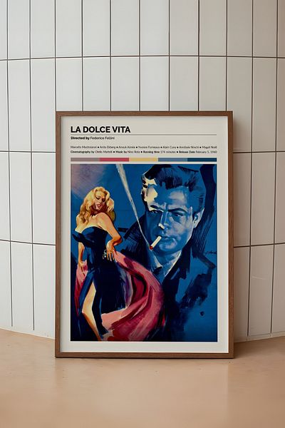House Gorgeous Poster fără rame cu design de film La Dolce Vita