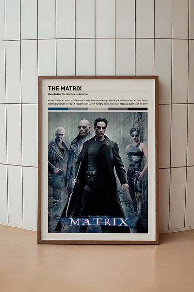 House Gorgeous Poster fără cadru cu design de film Matrix