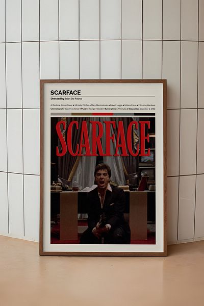 House Gorgeous Poster fără cadru cu design de film Scarface