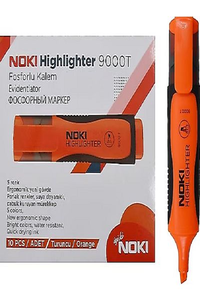 Noki 10 Orange Highlighter 9000 Pens