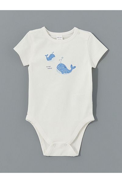 LC Waikiki Baby Boy Snap Fastener Bodysuit and Pants Set of 2