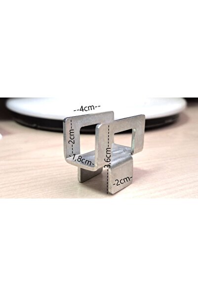 ece life Sunta-mdf-ahşap Birleştirme '' H '' Tipi Bağlantı Aparatı (2'Lİ)