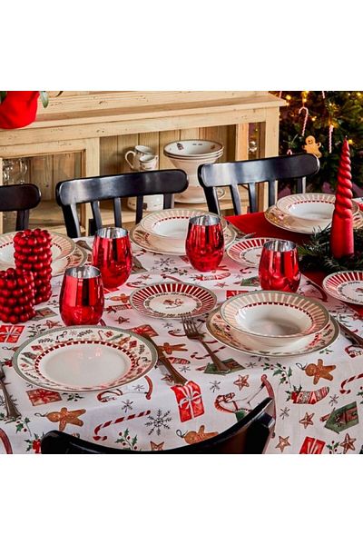 Tognana Serving set, Christmas Season, 18 pieces