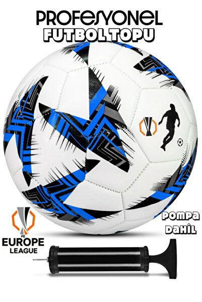 ByKurt كرة القدم - أداء ممتاز للأرضيات الصلبة والسجاد (أزرق - مجموعة مع مضخة)