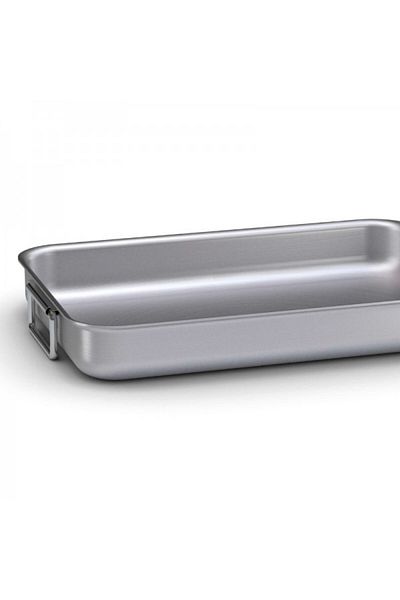 MORINI Deep aluminum tray with handles, Ballarini, 600x400x60 mm