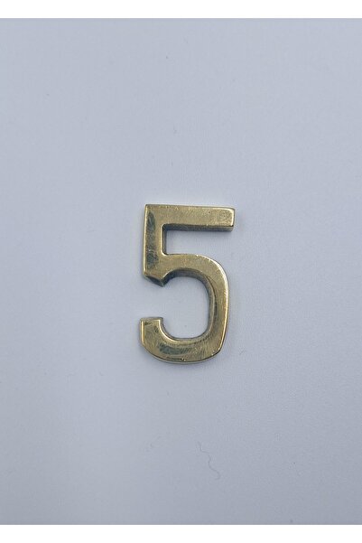 Kalender Döküm Brass Number 3cm No:5