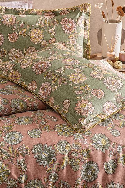 Puffy Ramos Double Duvet Cover Set Brick Color