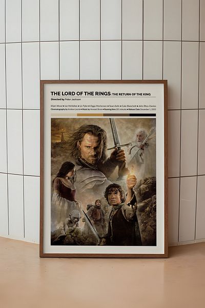 House Gorgeous Poster fără rame cu design de film Lord Of The Rings The Return Of The King