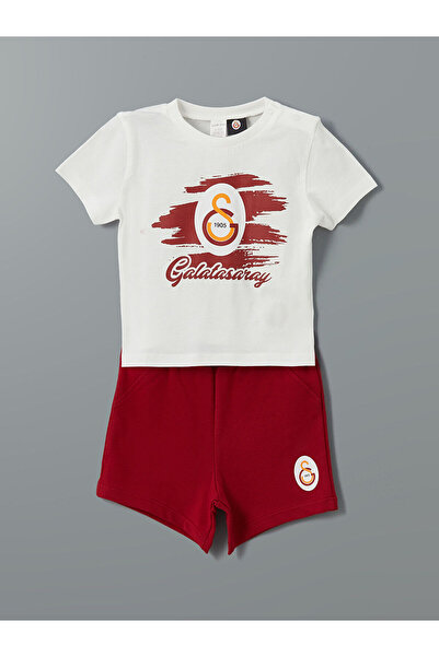 LC Waikiki Nevavm Farkıyla Galatasaray Printed Baby Boy Shorts Set