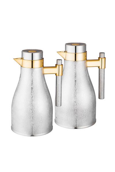ALSAIF Gold nickel gasket thermos set