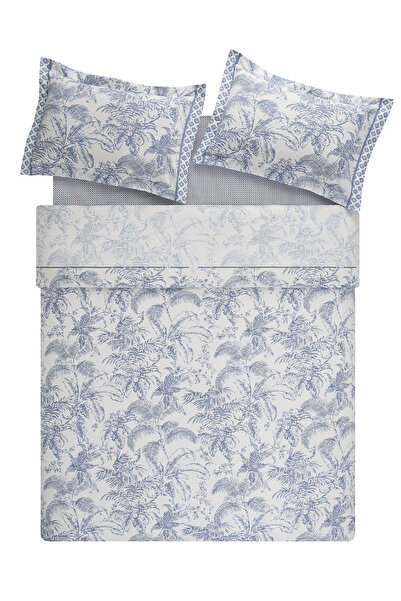 Puffy Vena Double Duvet Cover Set - Blue
