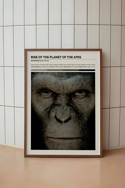 House Gorgeous Poster fără cadru cu design de film Rise Of The Planet Of The Apes