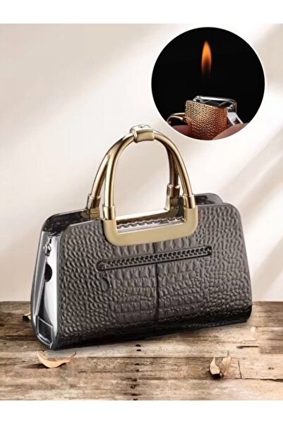 Genel Markalar Çakmak Çanta Görünümlü Gazlı Kırmızı Çakmak Özel Tasarım