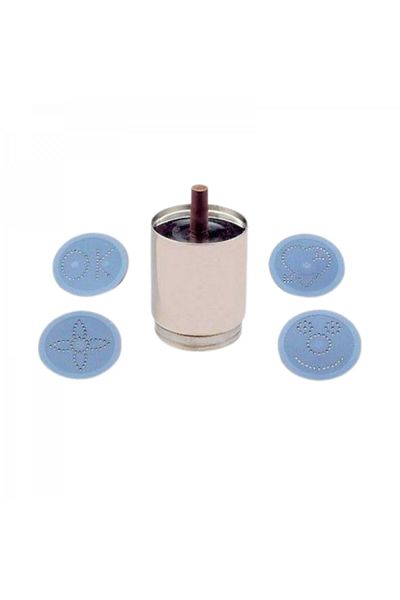ILSA Stainless steel drink decorator with 4 molds
