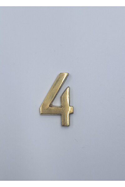 Kalender Döküm Brass Number 3cm No:4