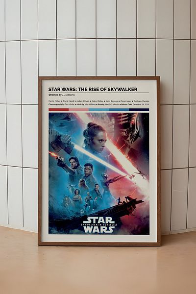 House Gorgeous Poster fără cadru cu design de film Star Wars The Rise Of Skywalker