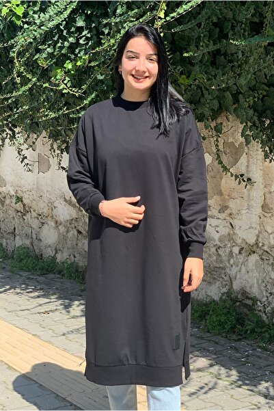 Moda Rosa 24k36450 - Siyah - Soul Puane Uzun Sweat