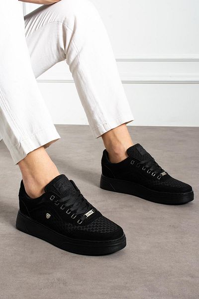 L.A Polo Breathable Black Men's Sneaker Shoes