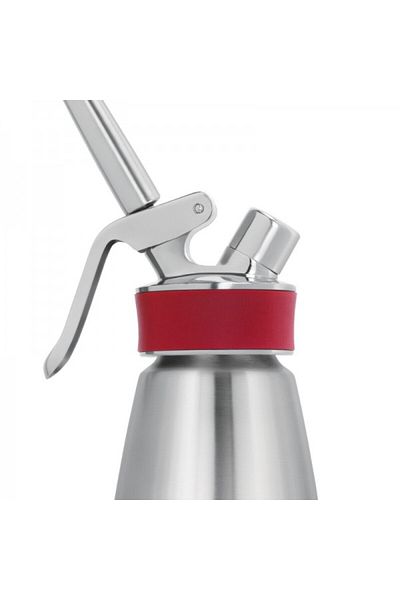 MORINI Whipping cream maker with stainless steel bottle, Gourmet iSi Austria, 1 liter
