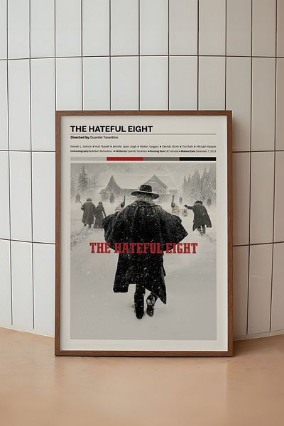 House Gorgeous Poster fără rame cu design de film The Hateful Eight