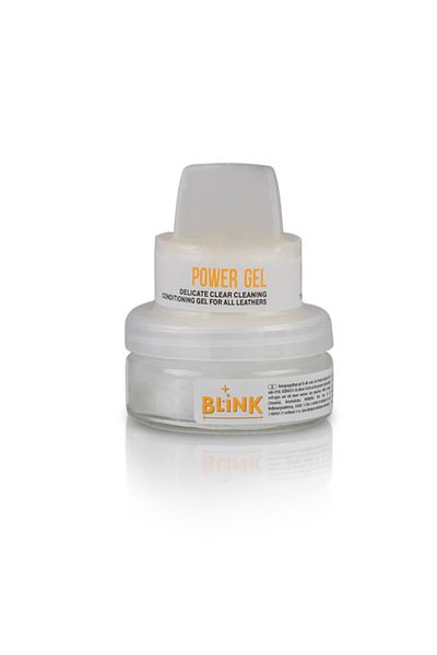 Blink جل تنظيف الأحذية باور جل - جل تنظيف وترطيب لطيف لجميع أنواع الجلود - 50 مل