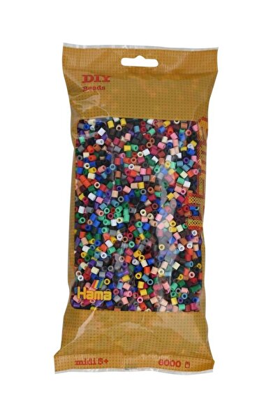 Hama خرز ميدي 6000 قطعة - 22 لونًا متنوعًا