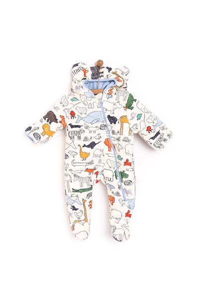 Genel Markalar Yenidoğan Erkek Kapitone Patikli Tulum Erkek Bebek