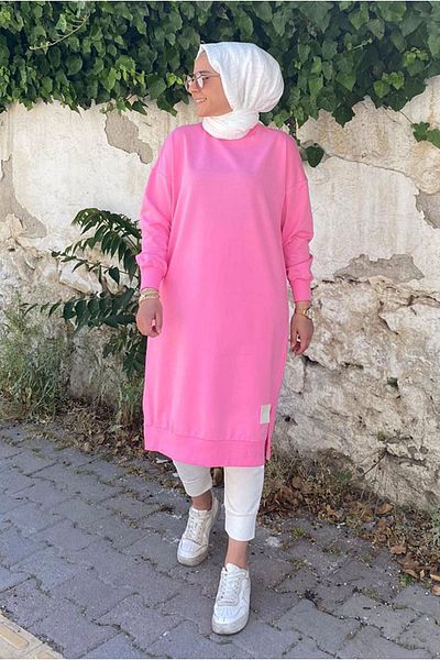 Moda Rosa 24k36450 - Pink - Soul Puane Long Sweat
