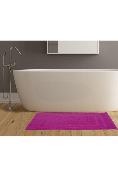 erorex Princess 100 Percent Cotton Terry Ring Spun Bath Mat 850Gsm 50X80Cm Quick Dry Highly Absorbent Soft
