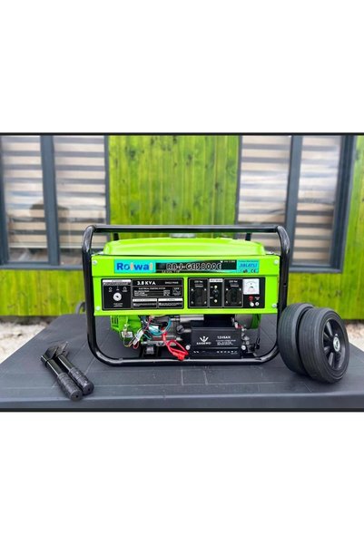 Rolwal PRO DE Benzinli 3.8 kvA Jeneratör Monofaze Marşlı/İpli