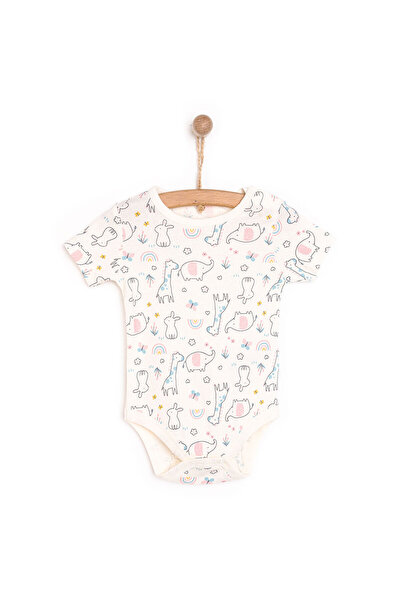 ebebek Hello Baby HelloBaby Hayvan Desenli Kısakol Body