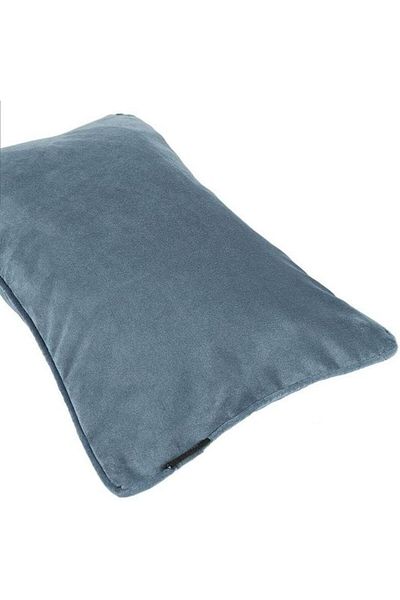 erorex Velvet Plain Matt Decorative Cushion Poly Filled Dove Grey 50X30Cm