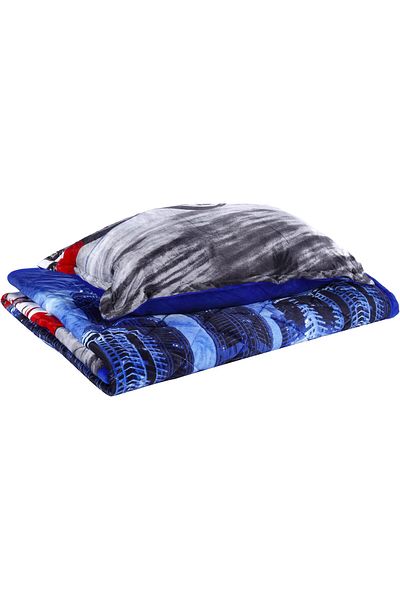 erorex Kids All Season Reversible Soft Velvet Flannel Comforter Set 3 Pcs Single Size 150 X 200 Cm Boys Or