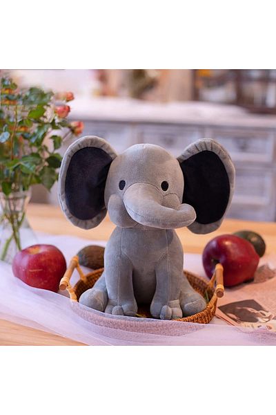 Choice 25cm Grey Adorable Elephant Plush Toys, Baby Shower Day Gift  For Birth Stats, Baby Shower, Infant,