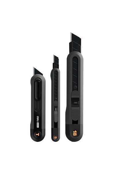 Deli Set of 3 Black Cutters