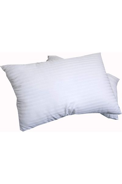 erorex Regency Cotton Pillow 250Tc 100 Percent Cotton 1Cm Stripe Sateen 1000Grams Size: 50